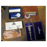 Precision Measuring Set: Brown & Sharpe, Lufkin, C