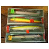 Rapala Original Floating Lures, 4 in Boxes