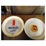 Michelob Light and Mudbug Money Drink Trays