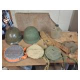 Military Helmets, Boy Scouts Mess Kits, Canteens