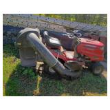 Troy-Bilt Riding Mower with Bagger Attachment
