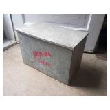 Yaples Dairy Metal Box With Contents