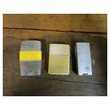 3 Vintage Pocket Lighters