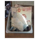 Small Sink With Magnetic Store Sign Holders
