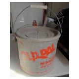 Old Pal Galvanized Minnow Bucket, Floating Insert