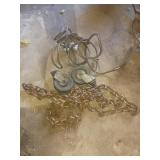 Heavy Duty Chain, Steel Cable, Casters Lot