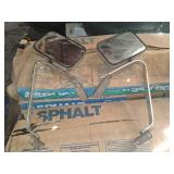 Vintage Truck Side Mirrors with Mounts