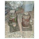 Vintage Hydraulic Bottle Jacks Lot of 2