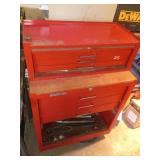 Snap-on Red Tool Chest With Ames Base Cabinet