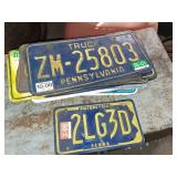 Vintage Pennsylvania License Plates