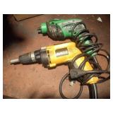 DeWalt DW257 Screwdriver & Hitachi FDV16VB2 Drill