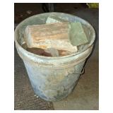 Bucket of Mixed Decorative Stones Assorted Sizes
