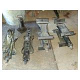 Five Assorted Mechanical Car Jacks