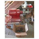 Hobart Large Meat Grinder with Extra Parts