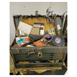 Craftsman Toolbox With Mixed Machinist Tools