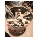 Masonry Drill Bits in Metal Can