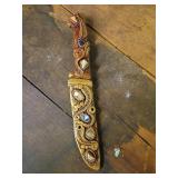 Tramontina Stainless Knife With Ornate Sheath