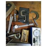 Machinist's Tool Lot with Calipers and Micrometers