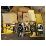 Machinist Tool Lot: Squares, Indicator Holder