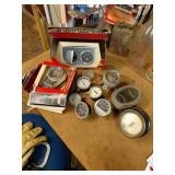 Vintage Automotive Gauges in Boxes