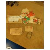 1940s Toy Prizes Ephemera Lot, Coco Wheats Promo