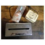 Westinghouse TC-81 Clock, Kleenex Dispenser, Whisk
