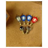 Vintage Mixed Lot of 6 Light Toppers