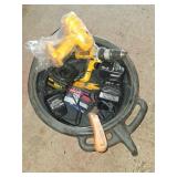 Power Tools With Mismatched Batteries & Misc Tools