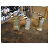3 Metal Pump Oilers Globemaster Eagle