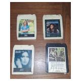 Four Country Music 8-Track Tapes MCA & TeeVee