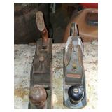 Stanley Wood Planes, Lot of Two, Mixed Handles