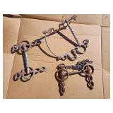 Three Metal Horse Bits