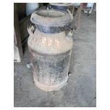 Metal Milk Can Numbered 566