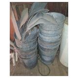 15 Galvanized Metal Sap Buckets