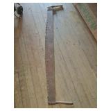 Antique 6ft Two-Man Crosscut Saw