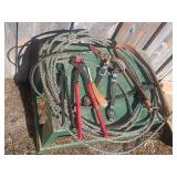 Farrier Tools and Horse Tack Lot