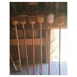 6 Long-Handle Apple Pickers