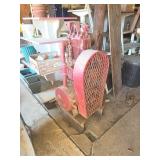 Red 3 Point Hitch Air Compressor
