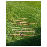 Wooden Horse Yokes with Metal Fittings