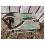 Large Iron Ice Block Tongs, 39 Inch