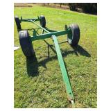 Green Steel Running Gear Wagon Frame