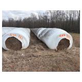 171 ROLLS WHEAT HAY, 1 YR