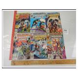 *6 MARVEL INDIANA JONES COMICS