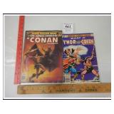 *2 MARVEL CONAN THE BARBARIAN COMICS