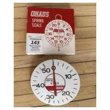 OHAUS spring scale model 80 18ï¿½50