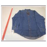 NEW-MED-RIVERS END COTTON BUTTON UP SHIRT