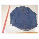 NEW-MED-RIVERS END COTTON BUTTON UP SHIRT