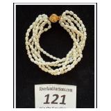 **Freshwater pearl bracelet-multi strand