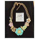 **VTG Joan Rivers Bluebird and Flowers designer