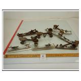 VINTAGE ICE AND ROLLER SKATES